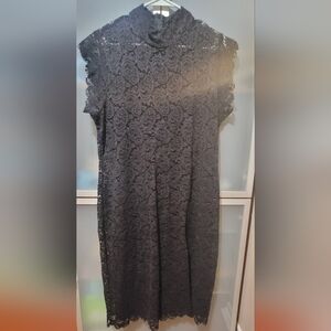 Elegant Black Lace Dress